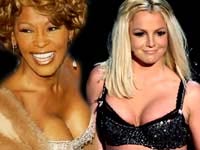 Whitney Houston and Britney Spears Whitney Houston and Britney Spears