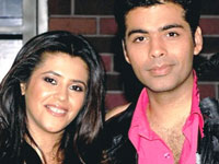 Karan Johar and Ekta Kapoor Karan Johar and Ekta Kapoor