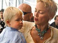 Sharon Stone and Son Roan Sharon Stone and Son Roan