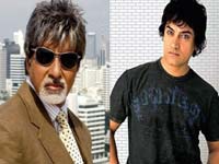 Aamir and Amitabh Aamir and Amitabh