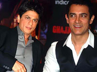 Shahrukh and Aamir Shahrukh and Aamir