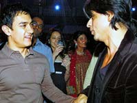 Shahrukh Khan and Aamir Khan Shahrukh Khan and Aamir Khan