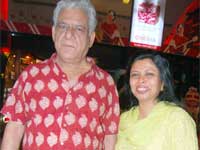 Om Puri and Nandita Om Puri and Nandita