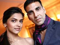 Akshay Kumar and Deepika Padukone Akshay Kumar and Deepika Padukone