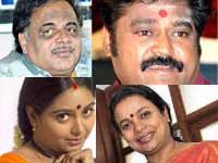 Ambareesh, Tara, Jaggesh and Umashri Ambareesh, Tara, Jaggesh and Umashri