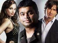 Shahid Kapoor, Bipasha Basu and A.R Rahman Shahid Kapoor, Bipasha Basu and A.R Rahman