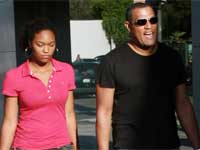 Laurence Fishburne, Montana Fishburne Laurence Fishburne, Montana Fishburne