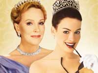 Anne Hathaway and Julie Andrews Anne Hathaway and Julie Andrews