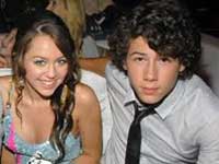 Miley Cyrus And Nick Jonas Miley Cyrus And Nick Jonas