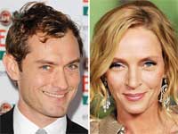 Jude Law and Uma Thurman Jude Law and Uma Thurman