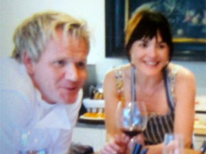 Lily Allen with Gordon Ramsay Lily Allen with Gordon Ramsay