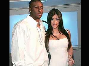 Reggie Bush and Kim Kardashian Reggie Bush and Kim Kardashian