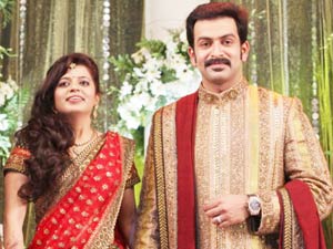 Prithviraj and wife Supriya Prithviraj and wife Supriya