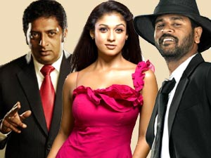 Prakash Raj, Nayan and Prabhu Prakash Raj, Nayan and Prabhu