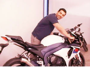 John Abraham's bike John Abraham's bike