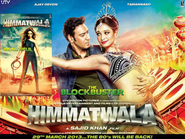 Tamanna's first look in Himmatwala posters Tamanna's first look in Himmatwala posters