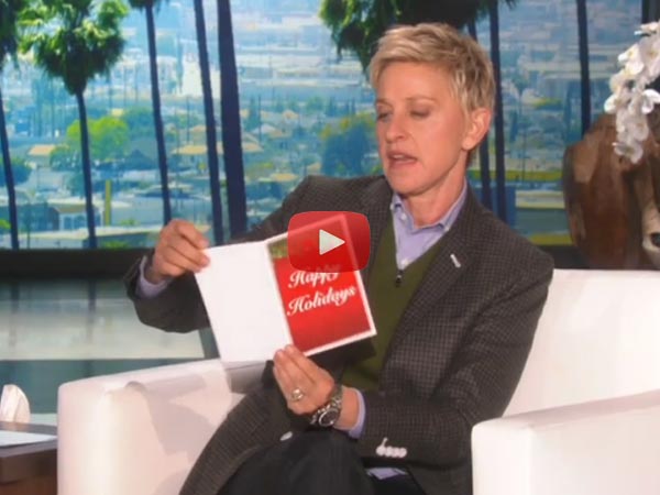 ellen degeneres amp portia de rossi s christmas card ellen and portia christmas card 2019