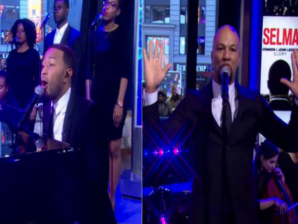 John Legend and Common Perform Glory Grammys John Legend and Common Perform Glory Grammys