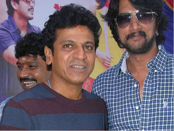Image result for sudeep  with Shivrajkumar