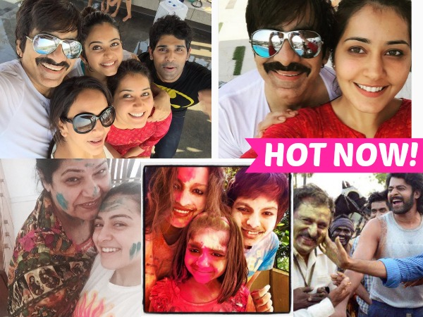 PHOTOS: Here Is How Your Favorite Tollywood Celebrities Celebrated Holi PHOTOS: Here Is How Your Favorite Tollywood Celebrities Celebrated Holi