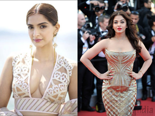 Sonam Kapoor Aishwarya Rai Cannes Sonam Kapoor Aishwarya Rai Cannes
