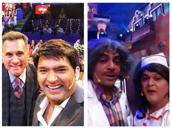 Kapil Sharma Shoots With Boman Irani, While Sunil Grover Shoots With Ali Asgar For Sony! Kapil Sharma Shoots With Boman Irani, While Sunil Grover Shoots With Ali Asgar For Sony!