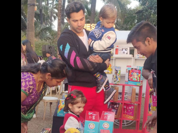 Varun With Yash & Roohi