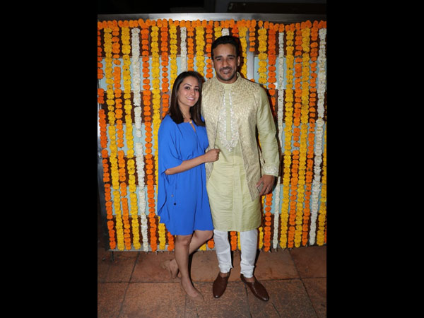 Rohit & Anita Pose Together