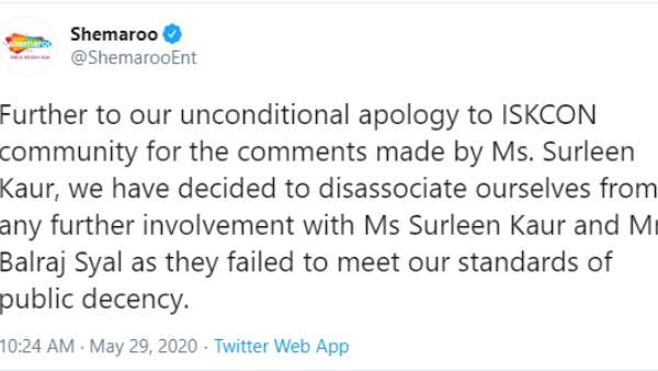 Shemaroo Took own The Video As An Apology