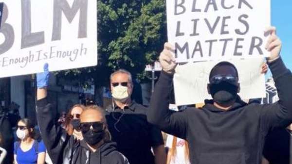 Vanessa Hudges, Jamie Foxx, And Other Celebrities Were Also At BLM LA March