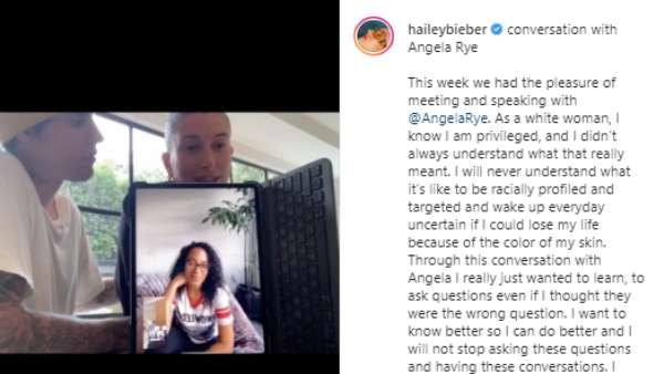 Hailey Baldwin's Post