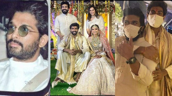 Rana Daggubati And Miheeka Bajaj Get Married: Ram Charan & Allu Arjun Attend The Wedding! Rana Daggubati And Miheeka Bajaj Get Married: Ram Charan & Allu Arjun Attend The Wedding!