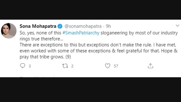 'None Of This #SmashPatriarchy Sloganeering By Most Of Our Industry Rings True,' Says Sona