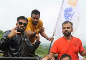 Sunil Shetty Launch India's First Off Roading Rally Mud Skull Adventure At Karjat