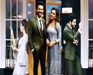 Arshi Khan and Hiten Tejwani's Nagin Dance goes viral from sets of Rajeev's chat show