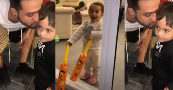 Aly Goni enjoying with Illham Goni's Kids ; Watch video - Filmibeat