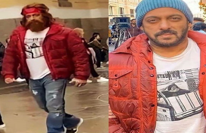 Salman Khans New Look from the sets of 
