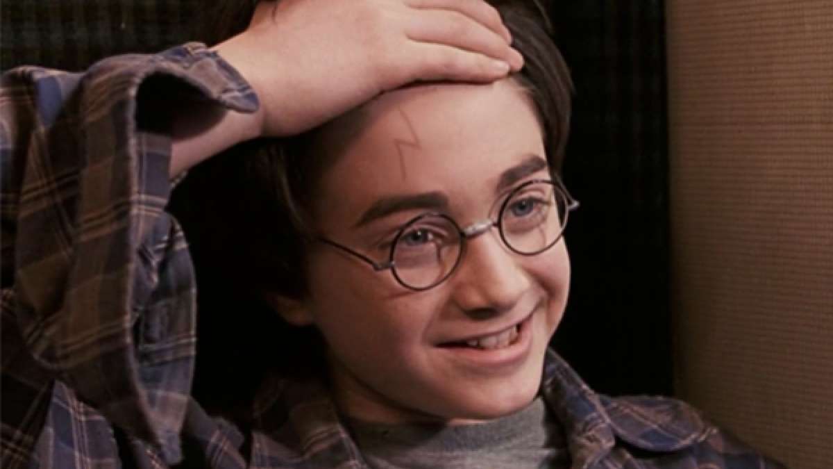 Шрам гарри поттера на лбу как нарисовать