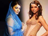 Aishwarya and Deepika Aishwarya and Deepika