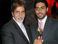 Abhishek and Amitabh Abhishek and Amitabh