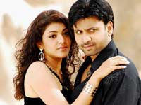 Sumanth and Kajal Agarwal in Pourudu Sumanth and Kajal Agarwal in Pourudu