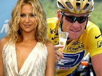 Kate Hudson and Lance Armstrong Kate Hudson and Lance Armstrong