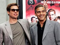 Brad Pitt and George Clooney Brad Pitt and George Clooney