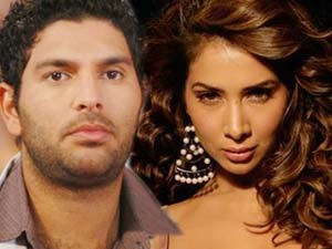 Kim's presence upsets Yuvraj? - Filmibeat