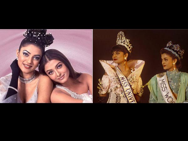 Aishwarya Rai and Shushmita Sen Aishwarya Rai and Shushmita Sen