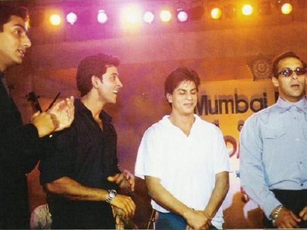 Salman, Shahrukh In Mumbai Police Event