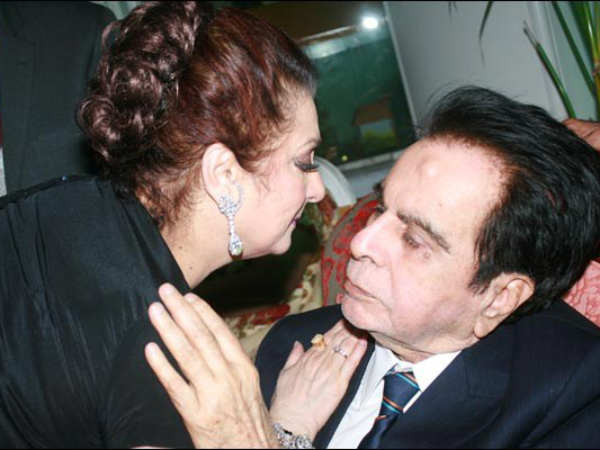 Dilip Kumar With Saira Banu