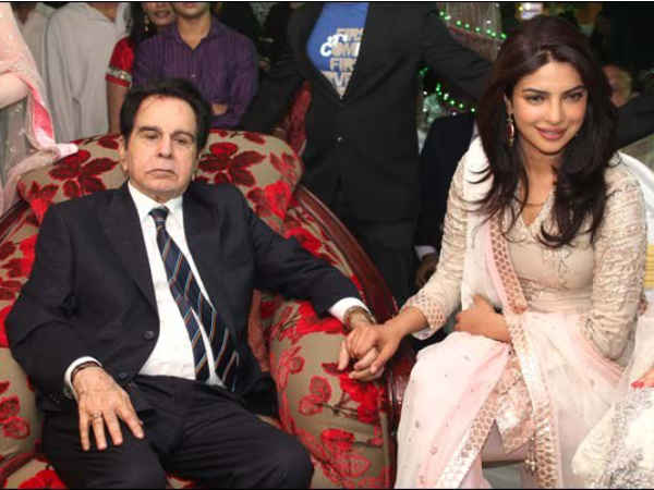 Dilip Kumar With Priyanka Chopra