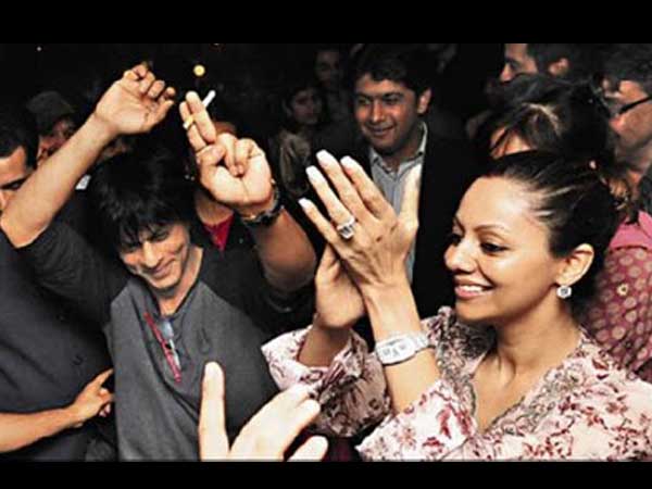 SRK-Gauri's Candid Moments
