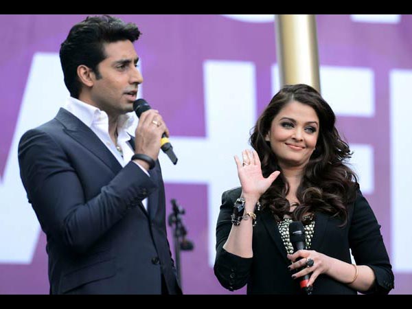 Abhishek, Aishwarya In London